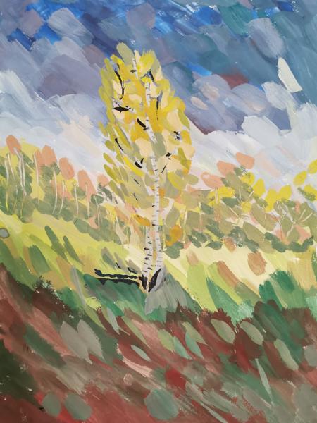 Wind (Gouache)